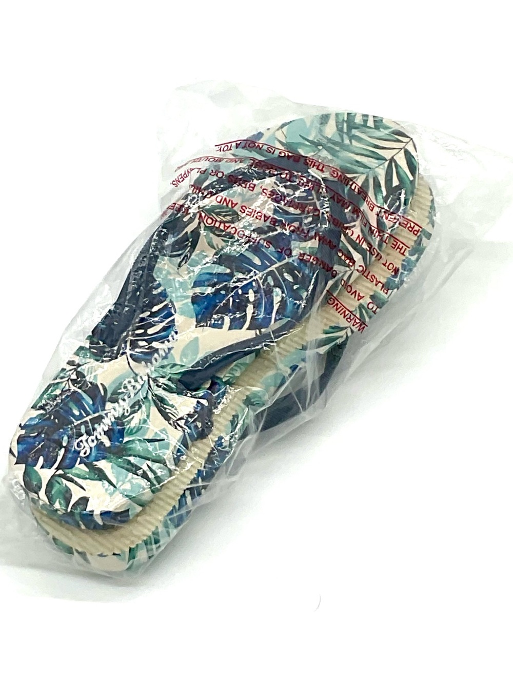 NWT Tommy Bahama Tropical Print Thong Flip Flops Sandals 6 - Picture 6 of 6
